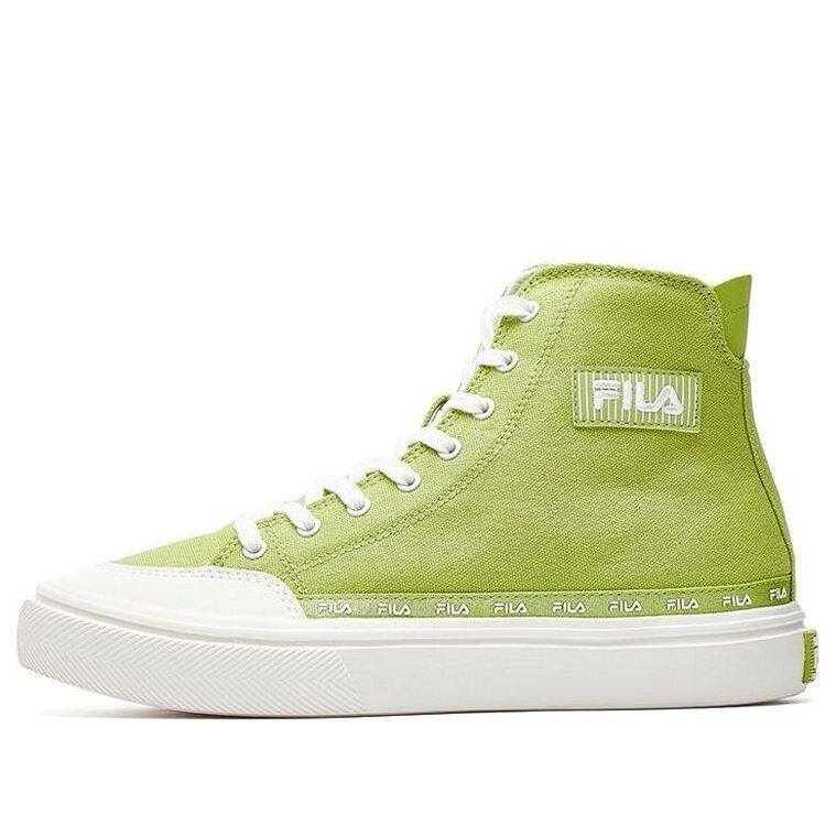 Strada Mid-top Canvas Shoes Green/White