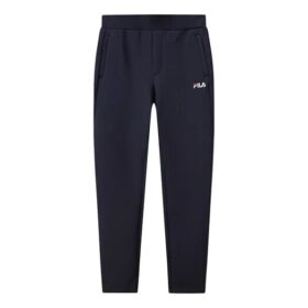 Straight Casual Pants Stay Warm Sports Knit Long Pants Blue