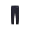 Straight Casual Pants Stay Warm Sports Knit Long Pants Blue