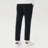 Straight Casual Pants Stay Warm Sports Knit Long Pants Blue