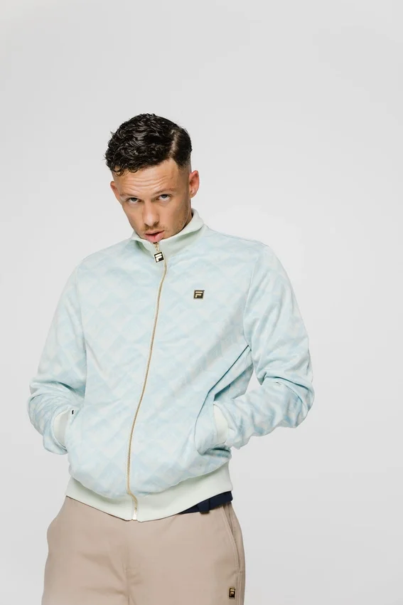 Summer Song Hank Jacquard Geo Track Top