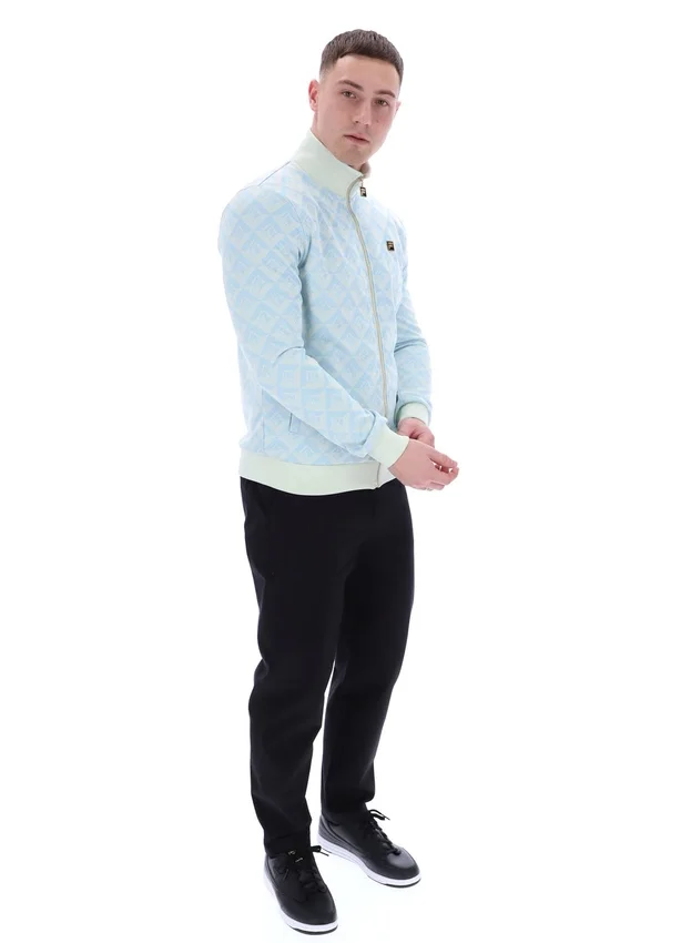 Summer Song Hank Jacquard Geo Track Top