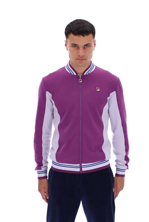 Sunset Purple Settanta Baseball Track Top