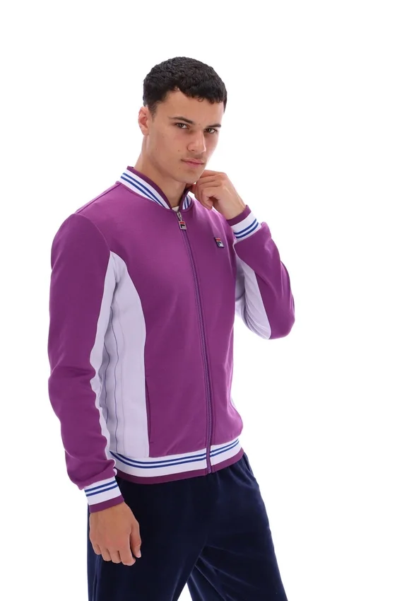 Sunset Purple Settanta Baseball Track Top