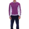 Sunset Purple Settanta Baseball Track Top