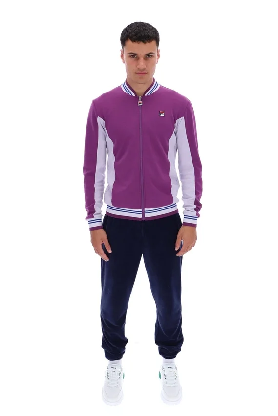 Sunset Purple Settanta Baseball Track Top