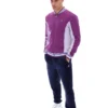 Sunset Purple Settanta Baseball Track Top