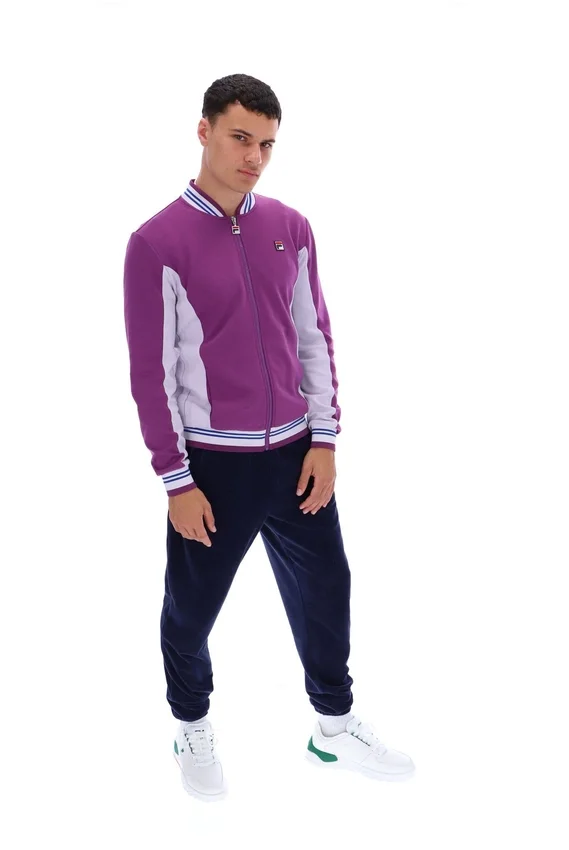 Sunset Purple Settanta Baseball Track Top