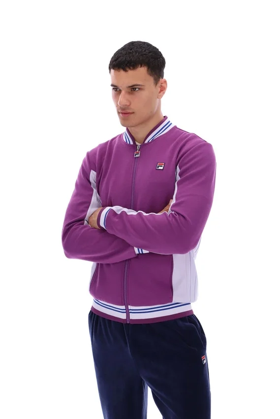 Sunset Purple Settanta Baseball Track Top