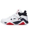 The Cage Basketball Shoes "White Navy"
