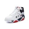 The Cage Basketball Shoes "White Navy"
