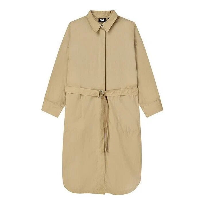 Tie-belt Coat "Khaki"
