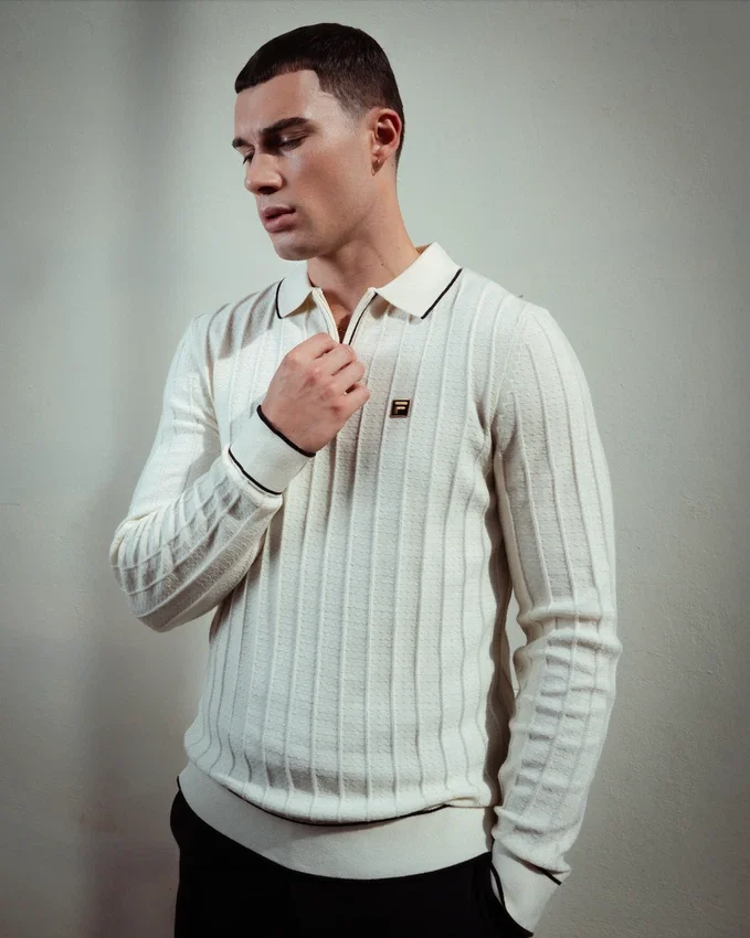 Tofu Sully Long Sleeve Polo Shirt