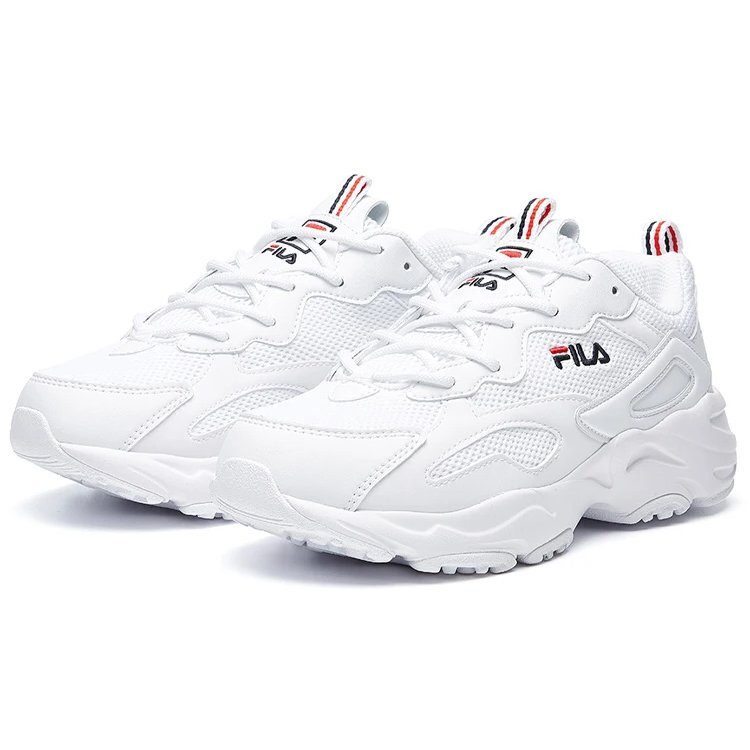 Tracer Series Wear-resistant Low Tops Casual Shoe White