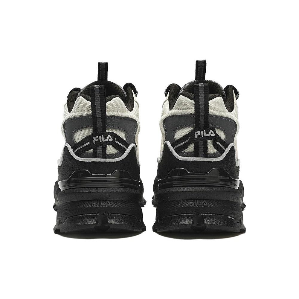 Trek 1S High-Top Sneakers "White Black"