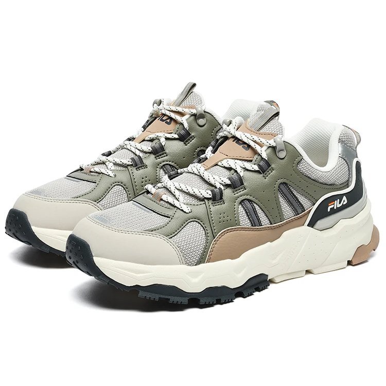 Trek 1S Low Shoes "Grey Green Brown"