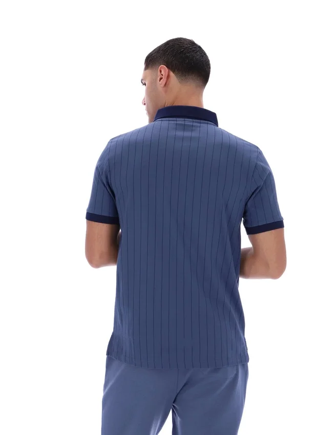 Vintage Indigo BB1 Classic Vintage Striped Polo