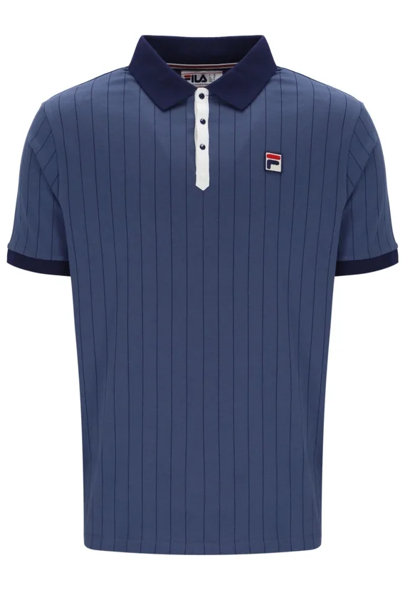 Vintage Indigo BB1 Classic Vintage Striped Polo