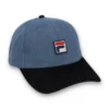 Vintage Indigo Clarke Corduroy Colour Block Baseball Cap