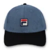 Vintage Indigo Clarke Corduroy Colour Block Baseball Cap