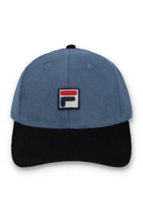 Vintage Indigo Clarke Corduroy Colour Block Baseball Cap
