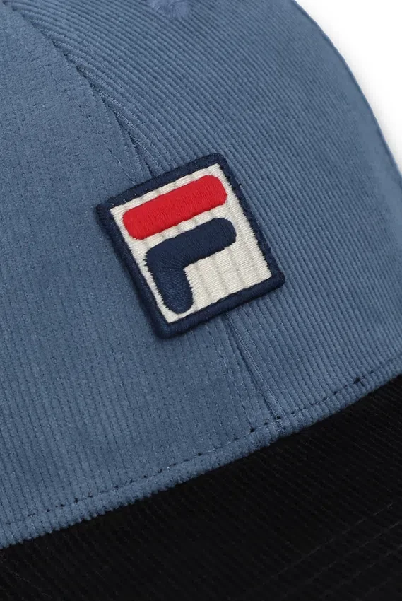 Vintage Indigo Clarke Corduroy Colour Block Baseball Cap