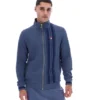 Vintage Indigo Dante Printed Stripe Track Top