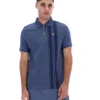 Vintage Indigo Dario Zipped Polo