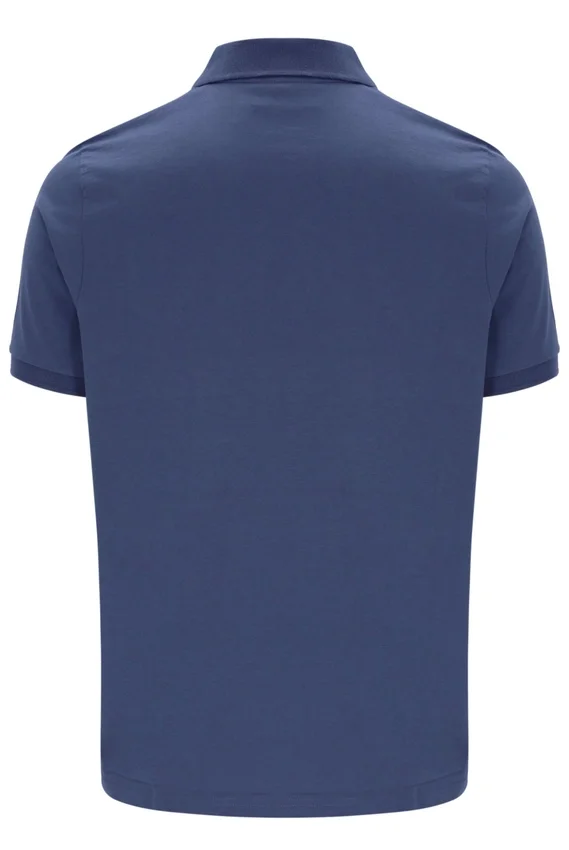 Vintage Indigo Dario Zipped Polo