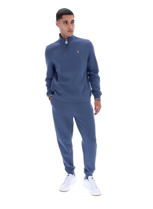 Vintage Indigo Ramy F-Box 1/4 Zip Up Jumper