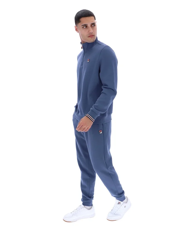 Vintage Indigo Ramy F-Box 1/4 Zip Up Jumper