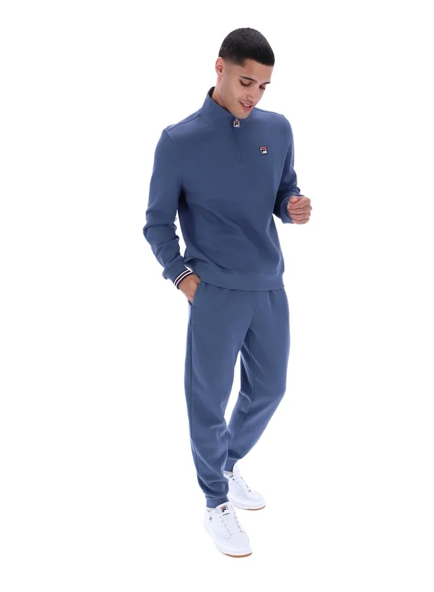 Vintage Indigo Ramy F-Box 1/4 Zip Up Jumper