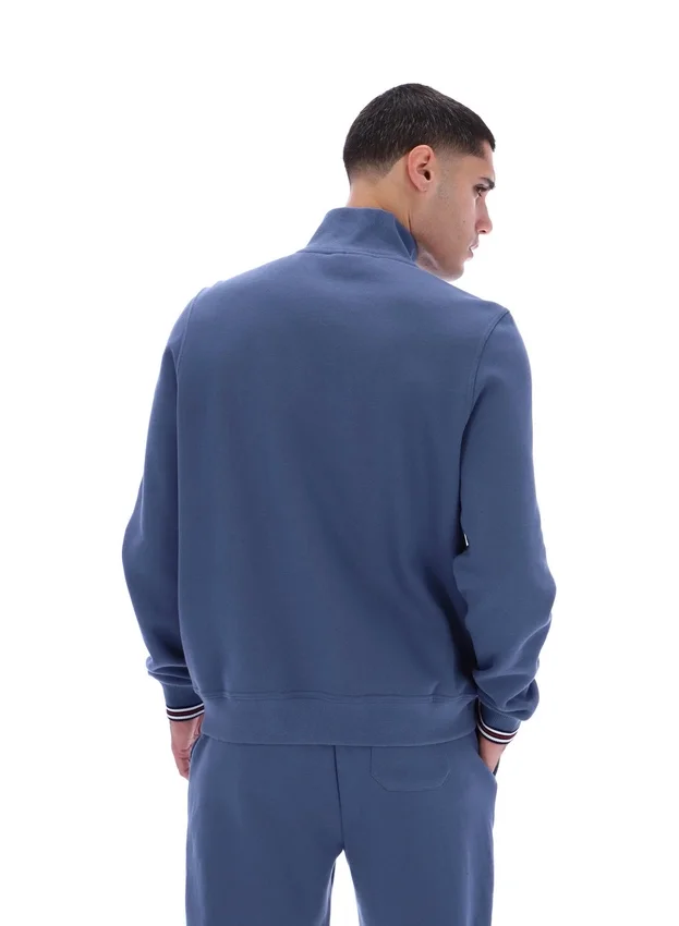 Vintage Indigo Ramy F-Box 1/4 Zip Up Jumper