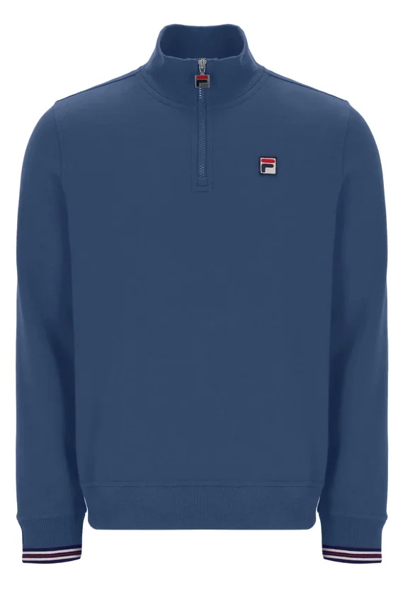 Vintage Indigo Ramy F-Box 1/4 Zip Up Jumper