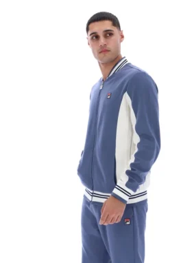 Vintage Indigo Settanta Baseball Track Top