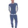 Vintage Indigo Settanta Baseball Track Top