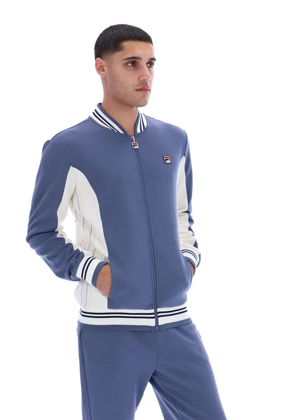 Vintage Indigo Settanta Baseball Track Top