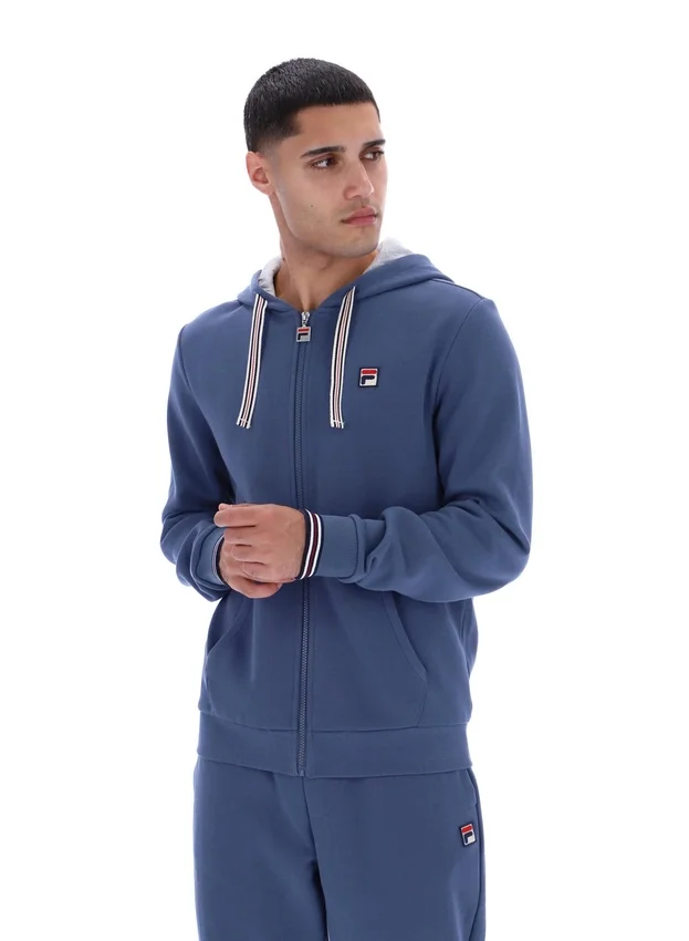 Vintage Indigo Tenconi Zip Up Hoodie