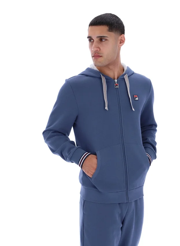 Vintage Indigo Tenconi Zip Up Hoodie