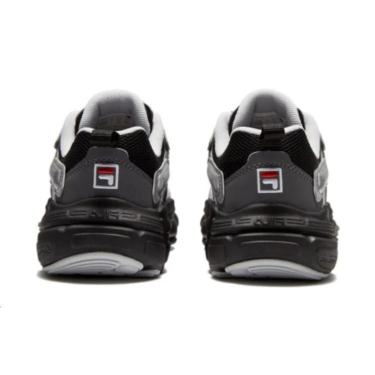 Vintage Sport Sneakers "Black SIlver"