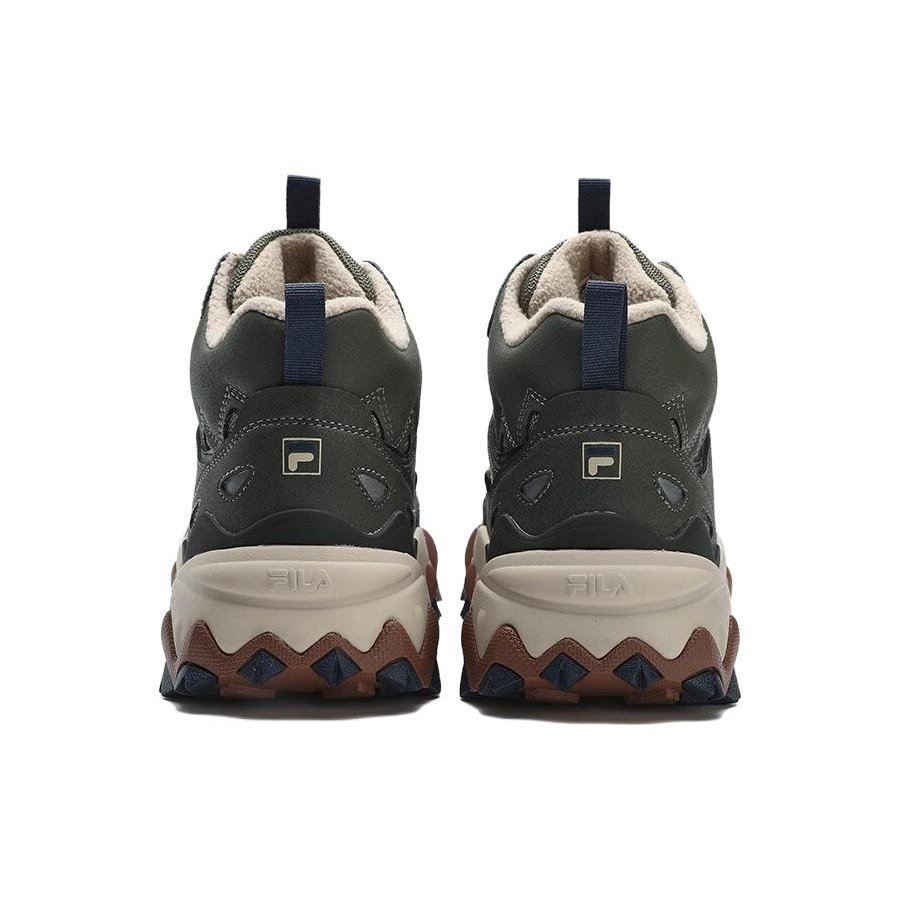 Vintage Sport Sneakers "Olive Green White"