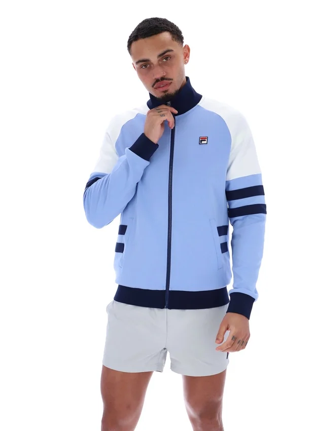 Vista Blue Founder Cut And Sew Track Top