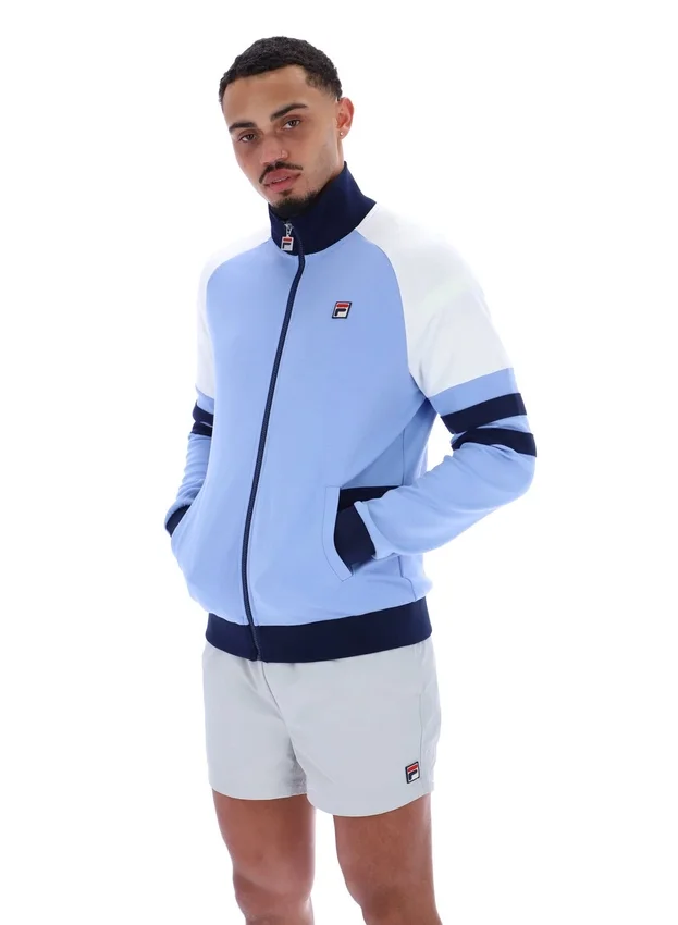 Vista Blue Founder Cut And Sew Track Top