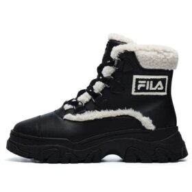 Warm Snow Boots "Black White"