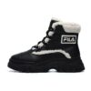 Warm Snow Boots "Black White"