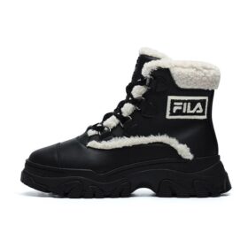 Warm Snow Boots “Black White”