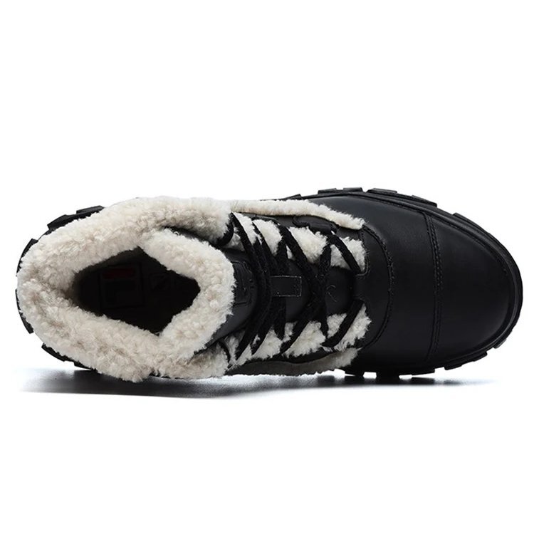 Warm Snow Boots "Black White"