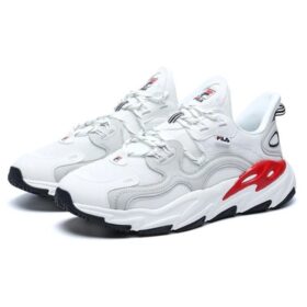 Wave Low-Top Shoes “White Red Grey”
