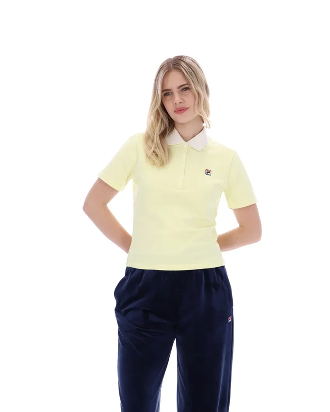 Wax Yellow Juno Fitted Iconic Polo