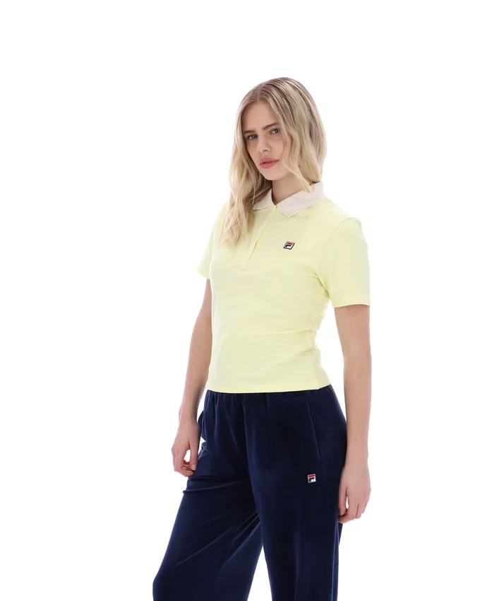 Wax Yellow Juno Fitted Iconic Polo